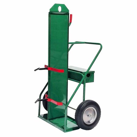 ANTHONY CARTS Large Cart, 16in. Solid , Lift Eye, Firewall Holds 94LFW-16S